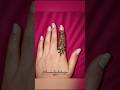 Stylish Finger Mehndi Design | Elegant Hanging Pattern Henna #mehndi #henna #hennastyle