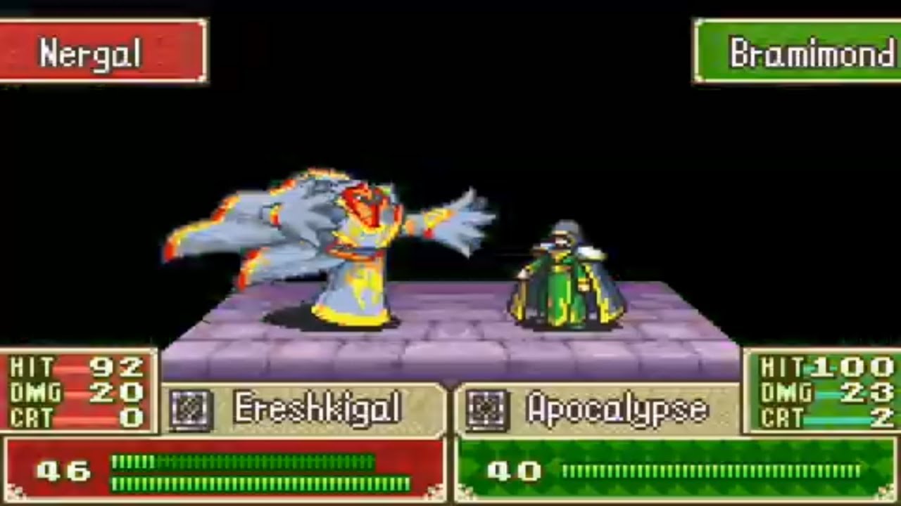 Bramimond vs Nergal Fire Emblem vs Fire Emblem