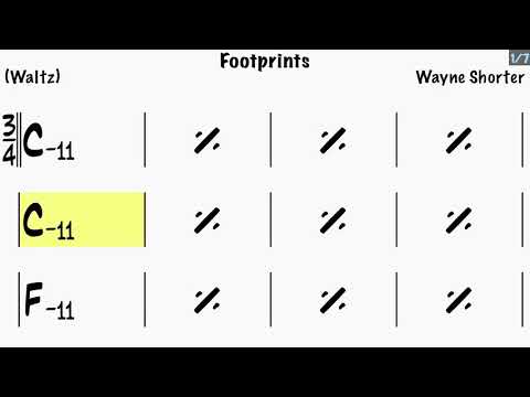 Footprints / Jazz Backing Track