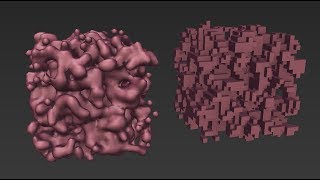 LIVENODING 964  / SV Point Cloud MetaBalls with 3D Noise Masking