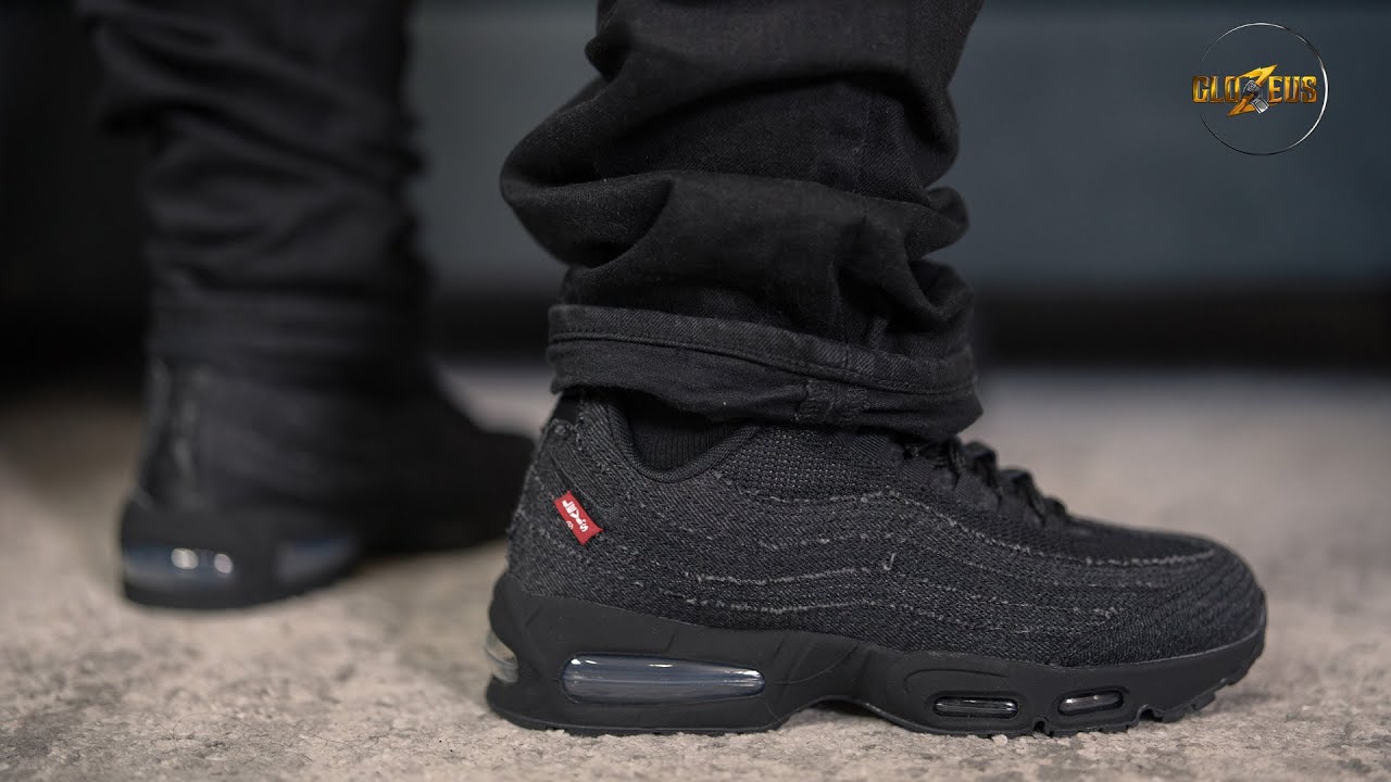 人気 ☆NIKE☆ X LEVI'S AIR MAX 95 BLACK LEVI'S x NIKE AIR MAX 95