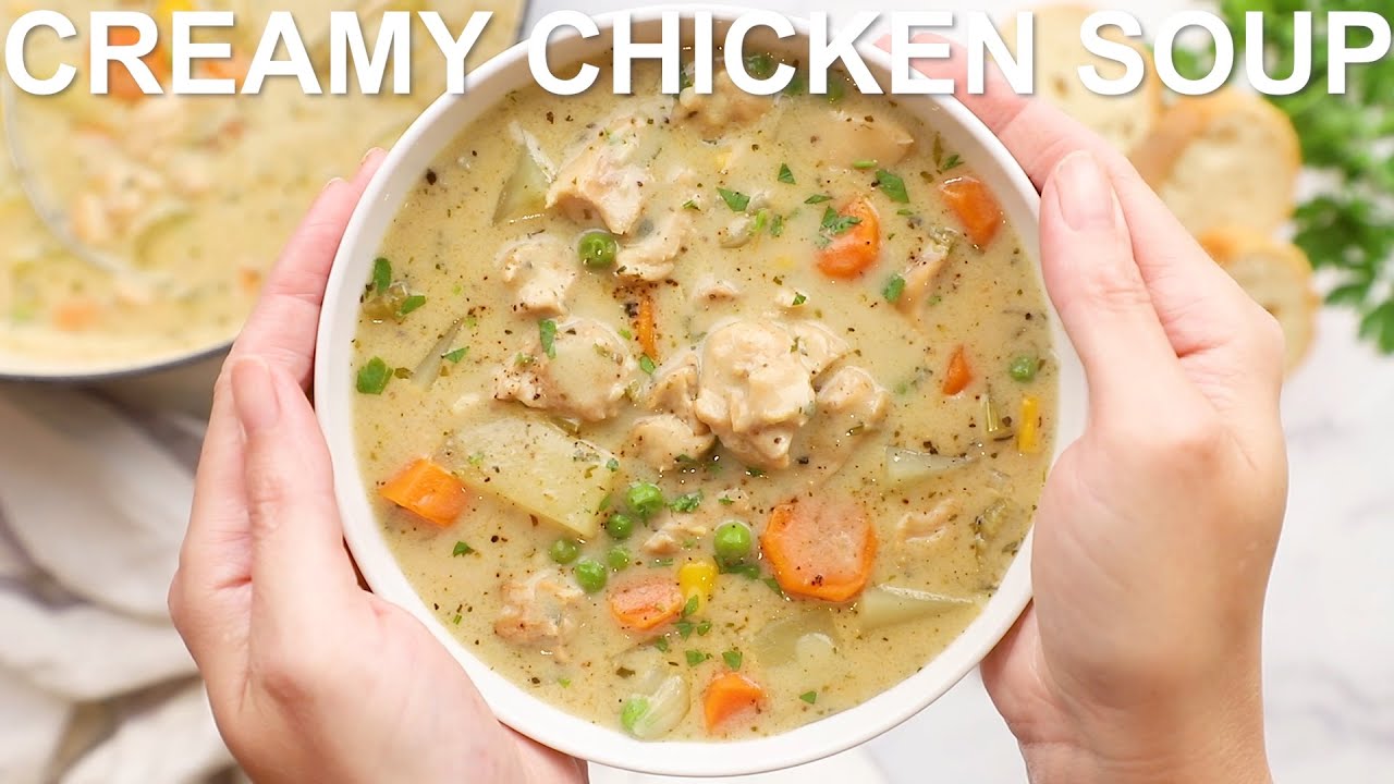 Creamy Chicken Soup YouTube