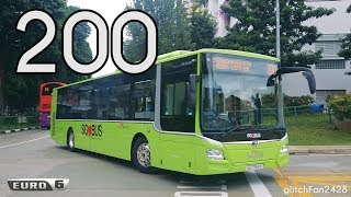 [SBST] Debut - SG1764K on Service 200 - MAN NL323F A22 Euro 6 Gemilang