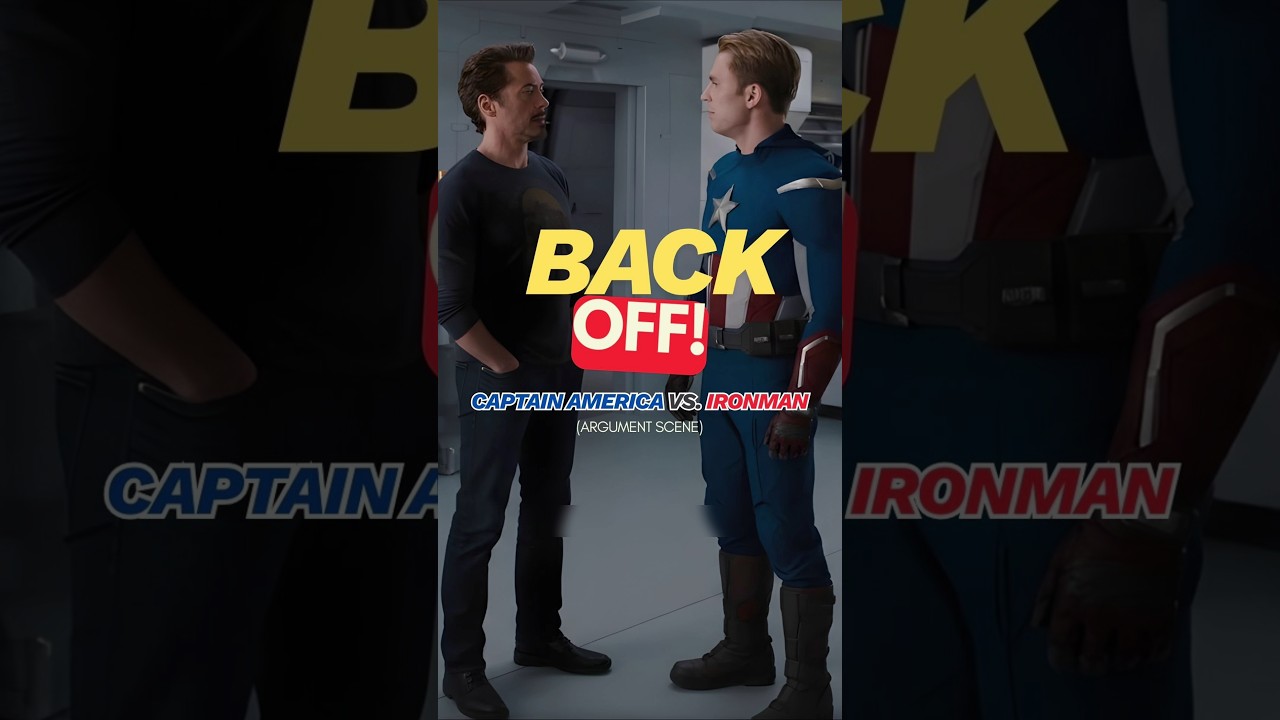 Ironman vs Captain America Argument scene 