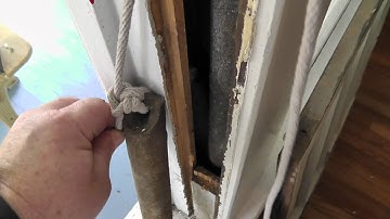 Replacing a Sash Cord on an Old Time Window