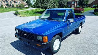 1986 Toyota pickup restored