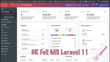 Laravel 11 HR Management System – Admin + User Dashboards