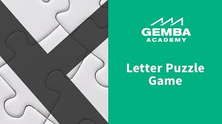 The Letter Puzzle Game Intro screenshot 4