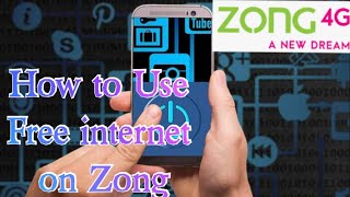 How to Use Free internet on Zong 4G Network | Free Internet screenshot 5