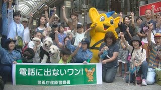 特殊詐欺被害防止だワン! 警視庁 飼い犬に委嘱