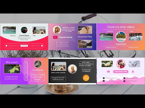 Top 6 Free YouTube End Screen | DH Templates
