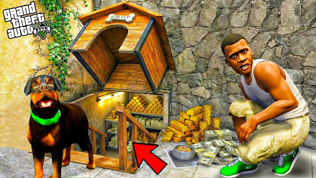 ЧОПТЫҢ ҮЙІНІҢ АСТЫНДА НЕ ЖАСЫРЫЛҒАН? (GTA V)