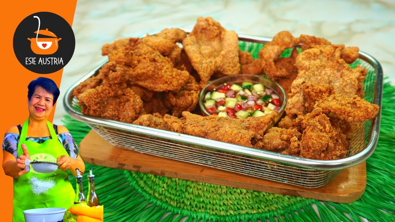 SUPER  LUTONG NA CHICKEN SKIN | PINOY STREET FOOD RECIPE | CHICKEN RECIPE | ESIE AUSTRIA