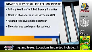 Iowa inmate convicted of voluntary manslaughter in death of Ottumwa man who murdered his own wife