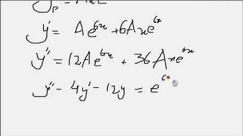 Undetermined Coefficient Method If the fx = exponential term Part 2 by M  Raza