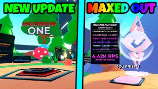 How I *MAXED OUT* UPDATE 0.5 In Ascender Incremental!!