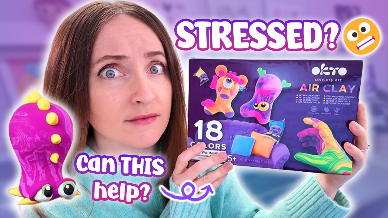 Может ли этот набор для лепки из глины помочь справиться со стрессом? @oktosensoryart