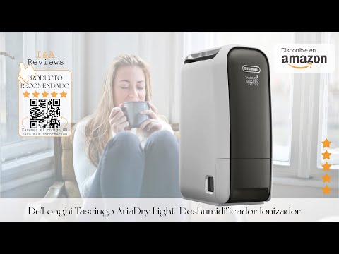 De'Longhi Tasciugo AriaDry Light DNS65 Deshumidificador Ionizador 