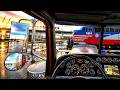 Heavy Cargo to Port Angeles in Rain! POV Truck - American Truck Simulator [Quest 3 + Logitech G923]