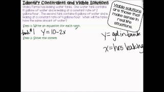 6-4 Applications of Linear Systems