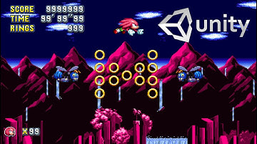 Unity Engine 2D Sonic Physics Framework Progress Update #8 - & Knuckles