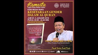 KAMASTU | Bedah Buku Kesetaraan Gender dalam Islam | Prof. Dr. Yunahar Ilyas., Lc, M.Ag