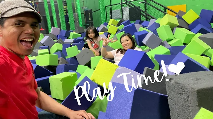 Hannah's Play Time with Mom & Dad at BigBox, Wear M Out, Jump LA Yay!!!
