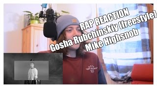 RAP REACTION • Highsnob • Gosha Rubchinskiy (freestyle)