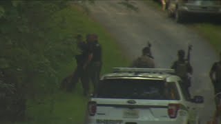 Manhunt near Gardner Road: one in custody, search continues for second suspect