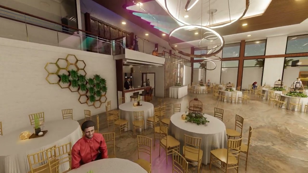 salon de eventos Eva..diseño arquitectónico.