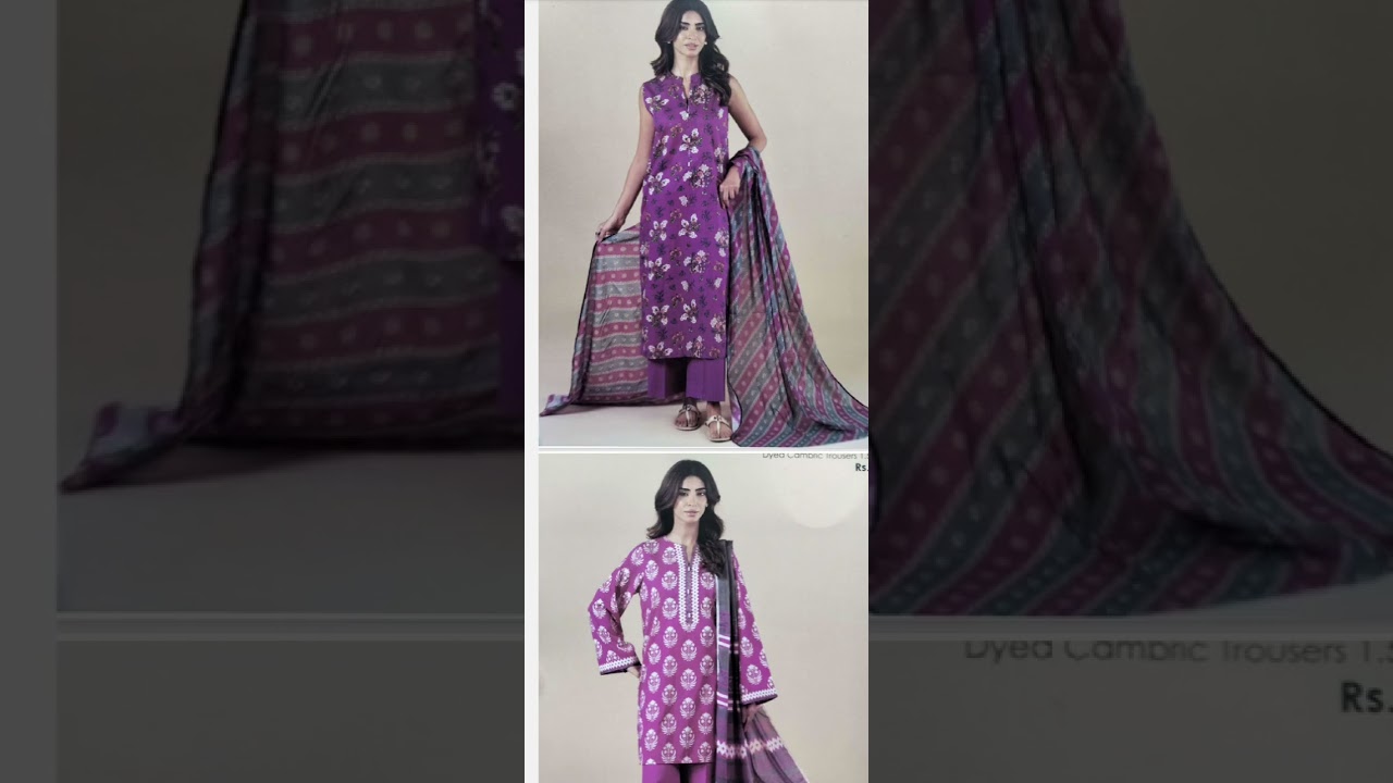 *ALKARAM STUDIO Lawn 3-Piece Printed Collection 2025💯Original