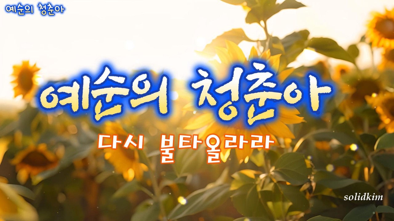 예순의 청춘아 _ “새로운 길 위에서, 다시 시작하는 인생 트로트”