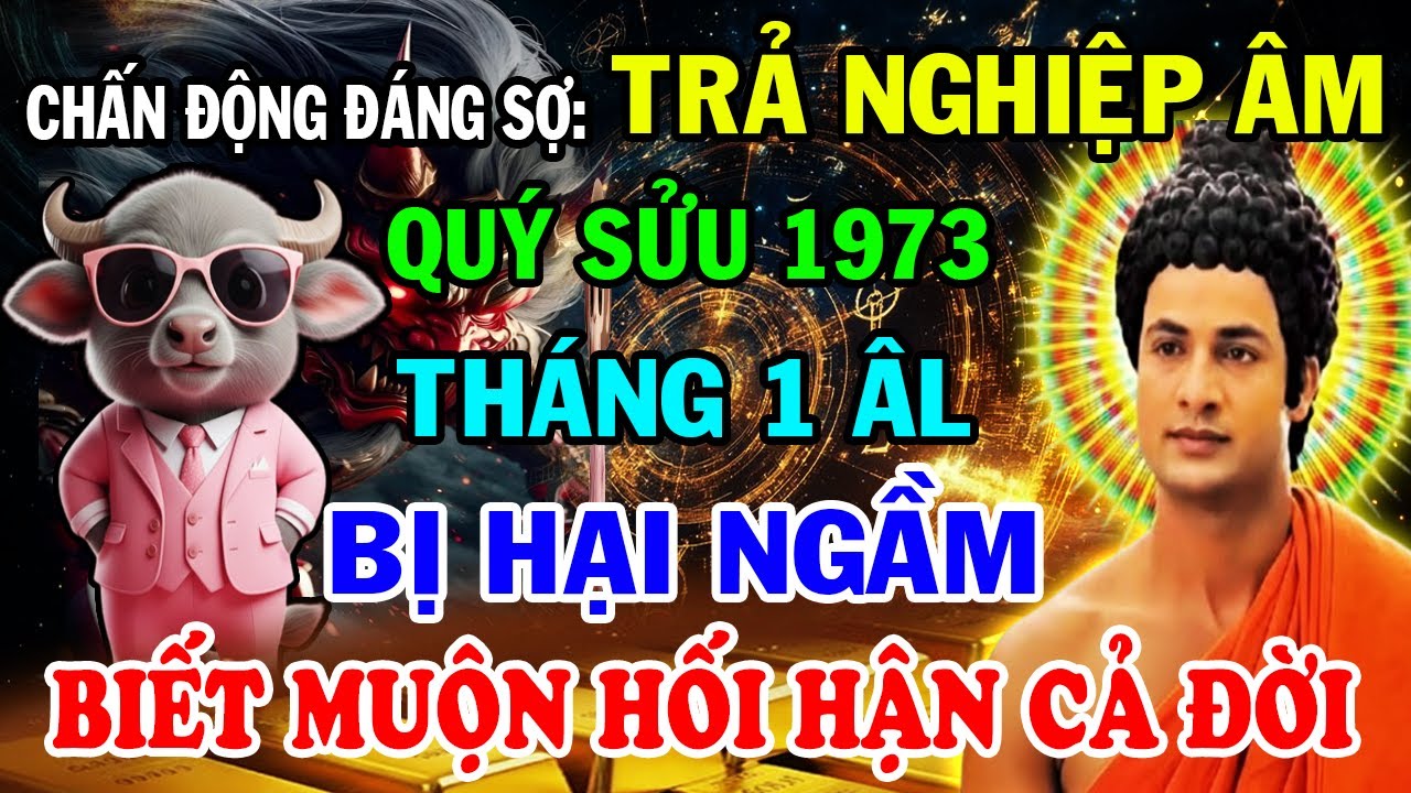 Chấn Động Đáng Sợ: Quý Mão 1973 Tháng 1 ÂL Trả Nghiệp Âm, Bị Hại Ngầm Biết Muộn Hối Hận Cả Đời