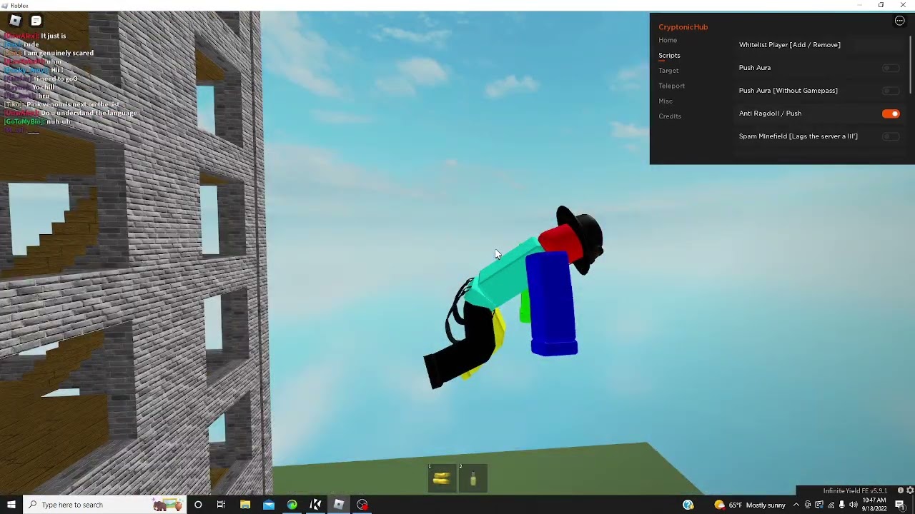 Ragdoll Engine script (showcase) script in the discription - YouTube
