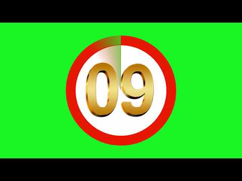 10 Second Timer ll Green screen