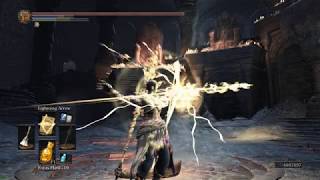 Lightning Arrow vs Great Heavy Soul Arrow. casting speed test.