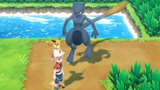 Shadow Mewtwo in Pokemon Let's Go Pikachu \& Eevee