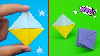 How To Make Paper Spinner easy | Paper Spinning Toy | Origami easy by DIY Crafts 2M 598 views 1 year ago 2 minutes, 30 seconds