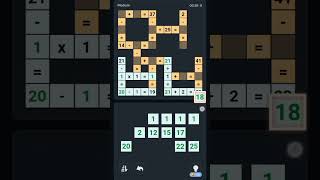#mathproblems #mathpuzzle #relaxing #maths #mobilegame #puzzle #CrossMath screenshot 5