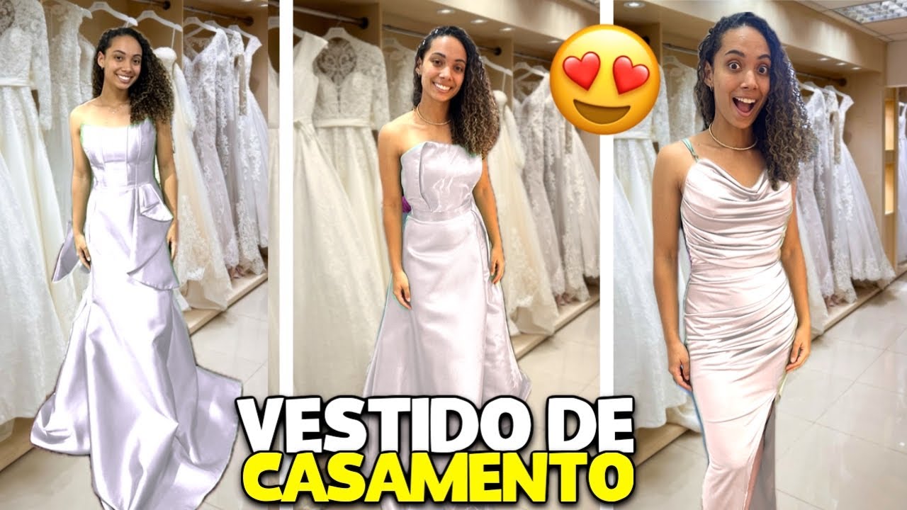 PROVANDO VESTIDO PARA FESTA DE CASAMENTO! Não gostei de nenhum😭