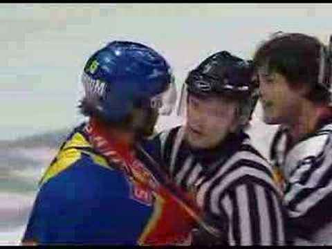 Oduya Fights Horcoff