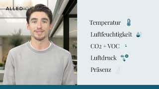 Alledio OEM Multi Sensor - Modbus & BACnet - Temperatur, Luftfeuchtigkeit, CO2, Druck, Präsenz, VOC.