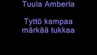 Video thumbnail of "Tuula Amberla - Tyttö kampaa märkää tukkaa"