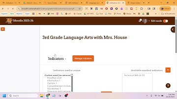 Editing Indicators in Moodle 4.5