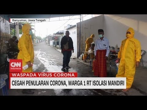 Cegah Penularan Corona, Warga 1 RT Isolasi Mandiri