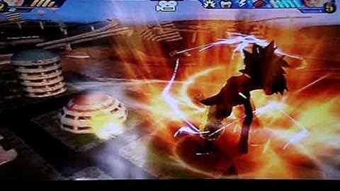 DBZ BT3 ssj4 goku VS RED POTARA SSJ4 gogeta