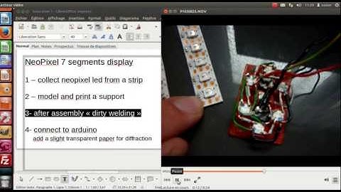 neopixel 7 segments display