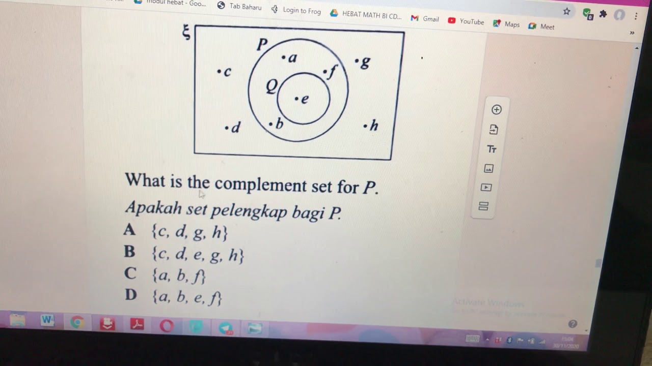 Intro to sets:complement set - YouTube