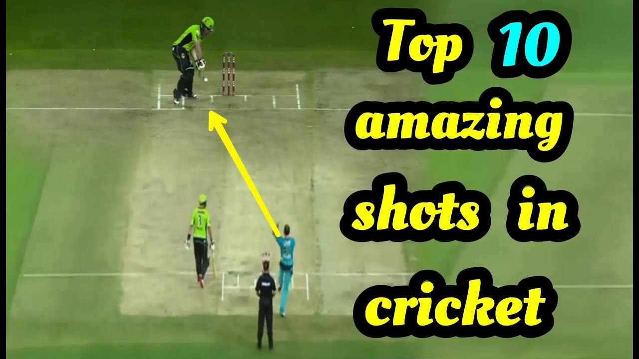 Top 10 amazing shots in cricket history - YouTube
