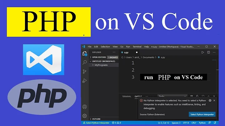 How to run PHP on Visual Studio Code